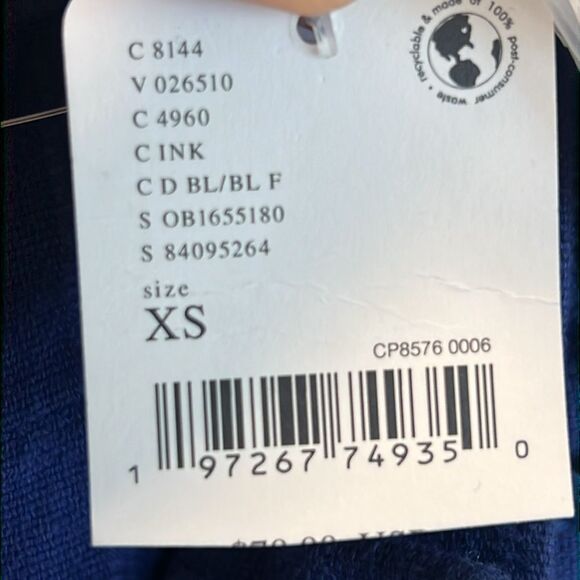 Free People Carry On Cargo Pants Blue XS - Picture 7 of 7